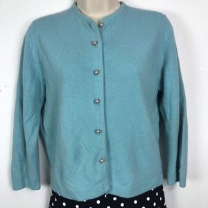 Vintage Blue 50's Talbott Cardigan GVC